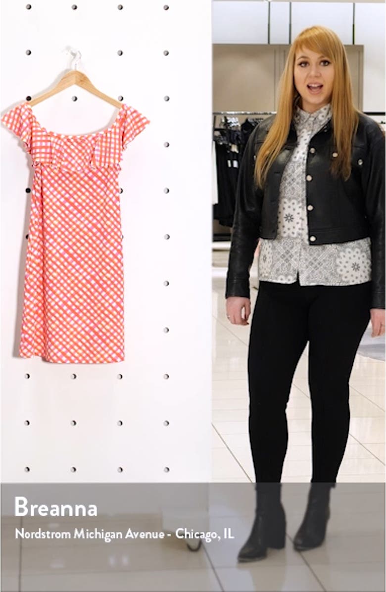 Harbour Island Off the Shoulder Ruffle Spa Dress, sales video thumbnail