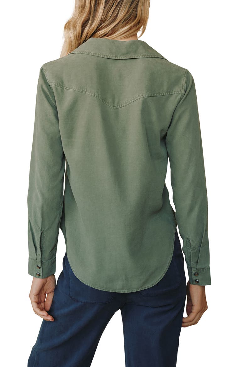 Western Shirt, Alternate, color, FERNWOOD