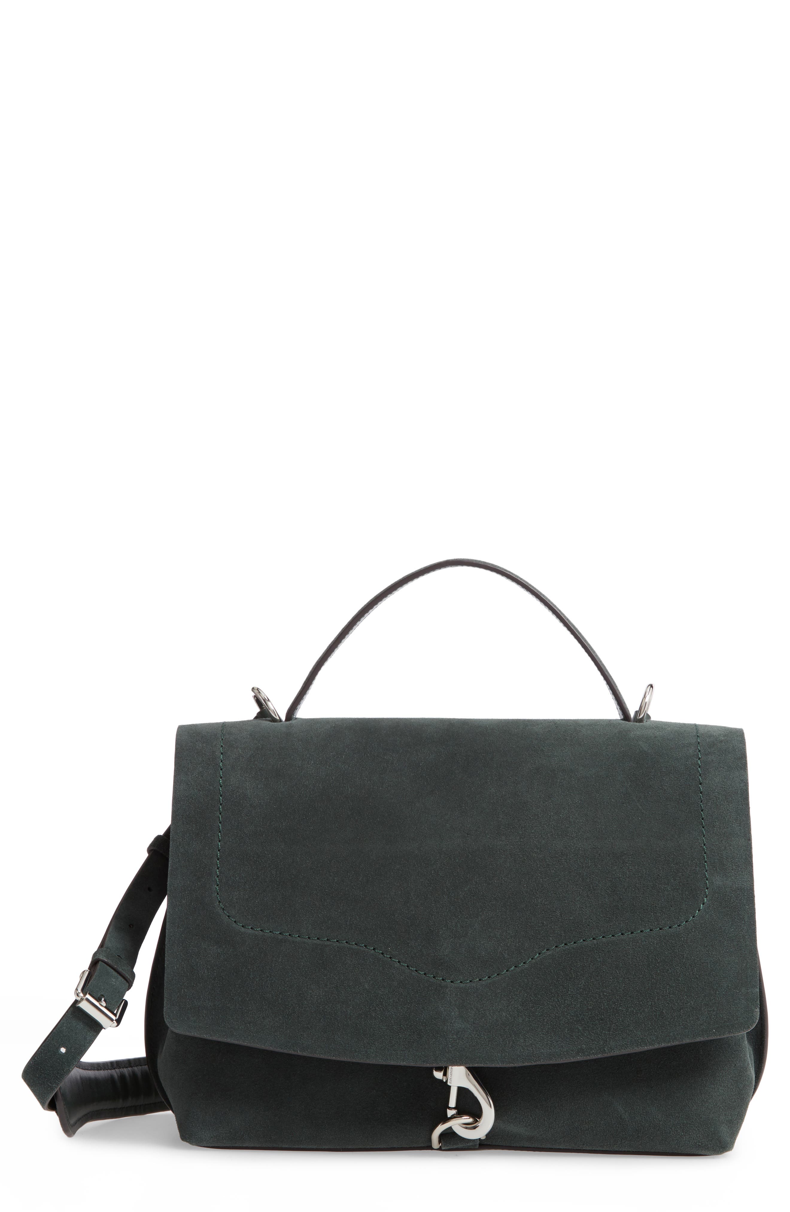 Stella Suede Satchel, Main, color, PINE