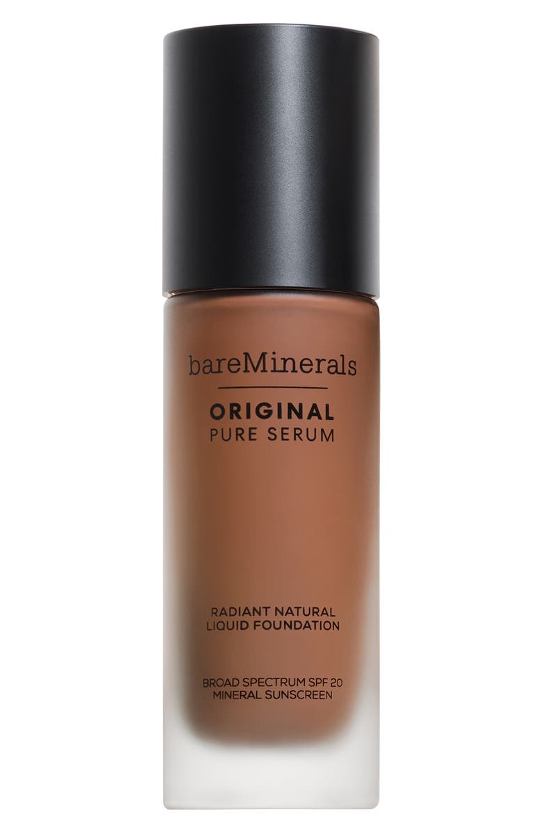 bareMinerals<sup>®</sup> Original Pure Serum Radiant Natural Liquid Foundation Mineral SPF 20, Main, color, Deep Cool 5