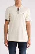 BOSS Pariq Quarter Zip Knit Polo