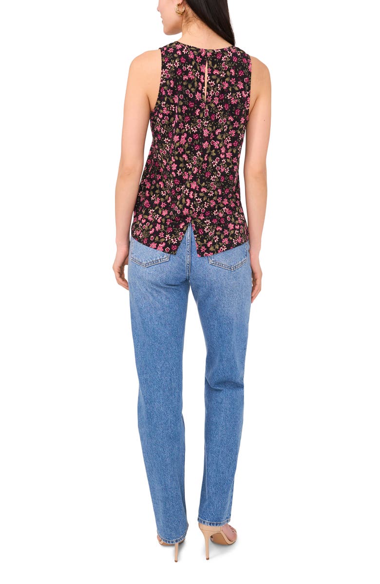 Vince Camuto Floral Keyhole Tank, Alternate, color, 