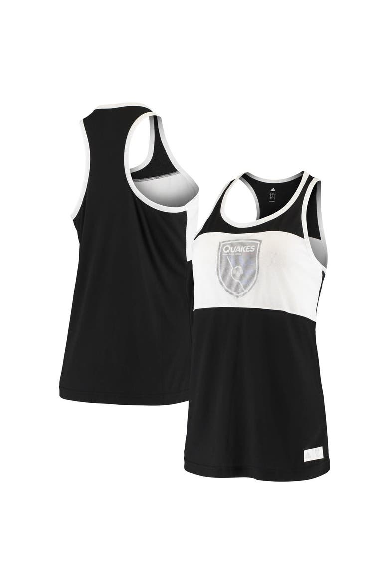 Women's adidas Black San Jose Earthquakes Finished Tank Top, Main, color, Black