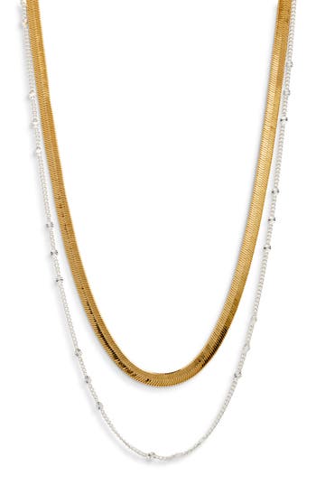 Nordstrom Demi Fine Layered Snake Necklace