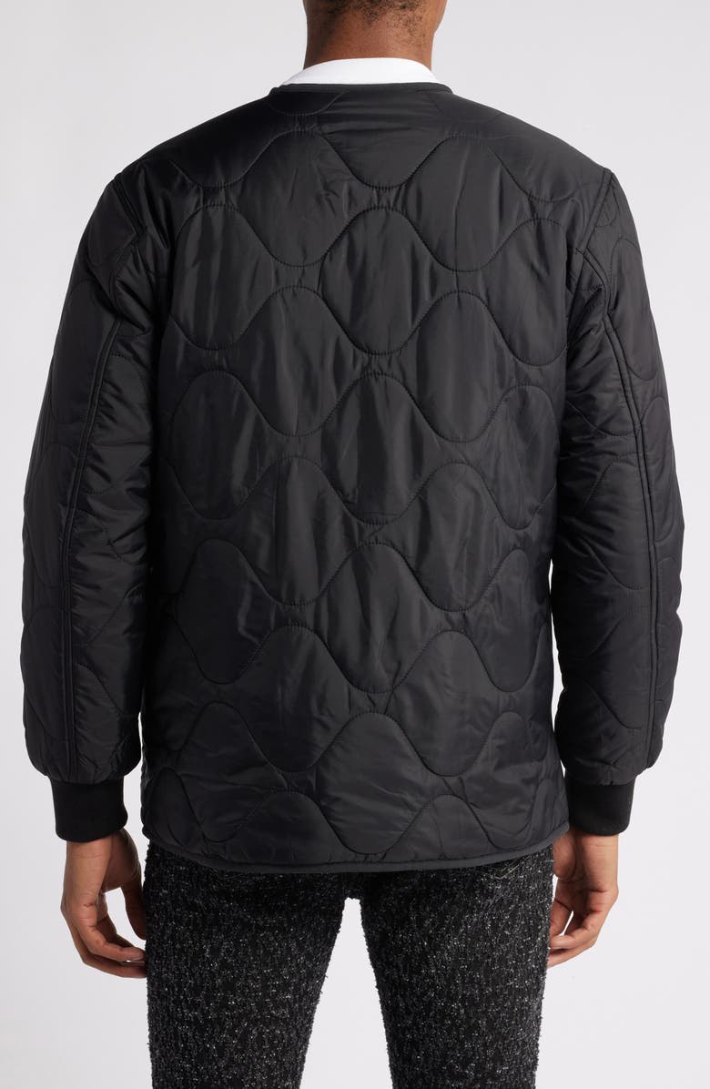 ICECREAM Quilted Nylon Work Jacket, Alternate, color, Black