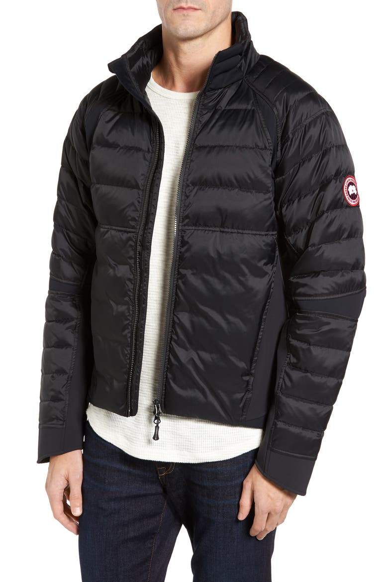 HyBridge Perren  Slim Fit Packable Down Jacket, Main, color, BLACK