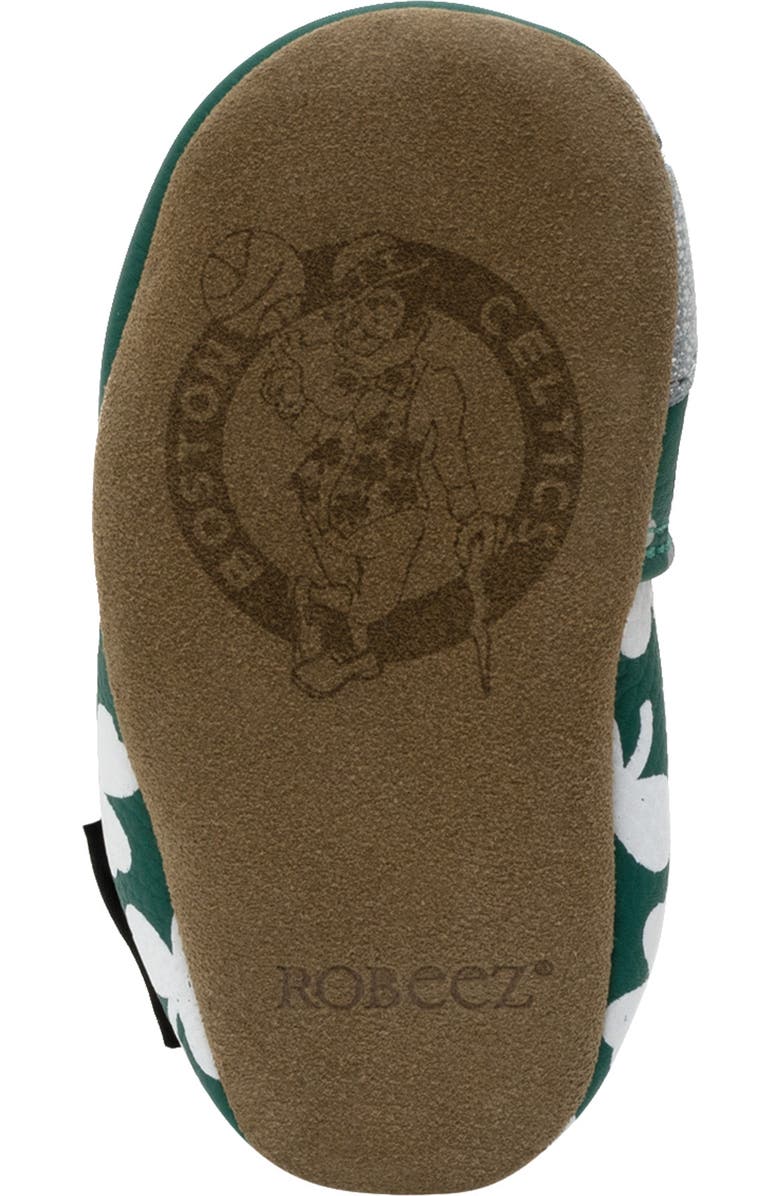 Robeez<sup>®</sup> Boston Celtics Crib Shoe, Alternate, color,