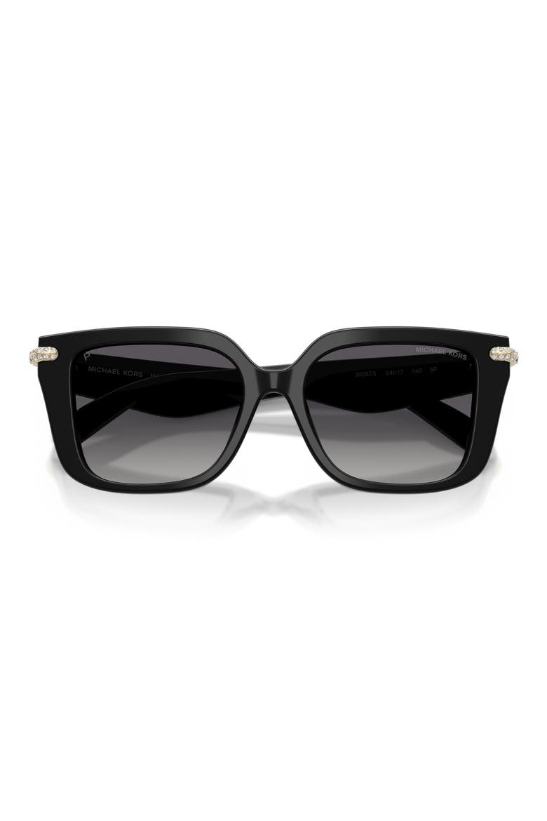 Santo Domingo 54mm Polarized Gradient Square Sunglasses, Alternate, color, BLACK / GREY POLAR MONO BIO