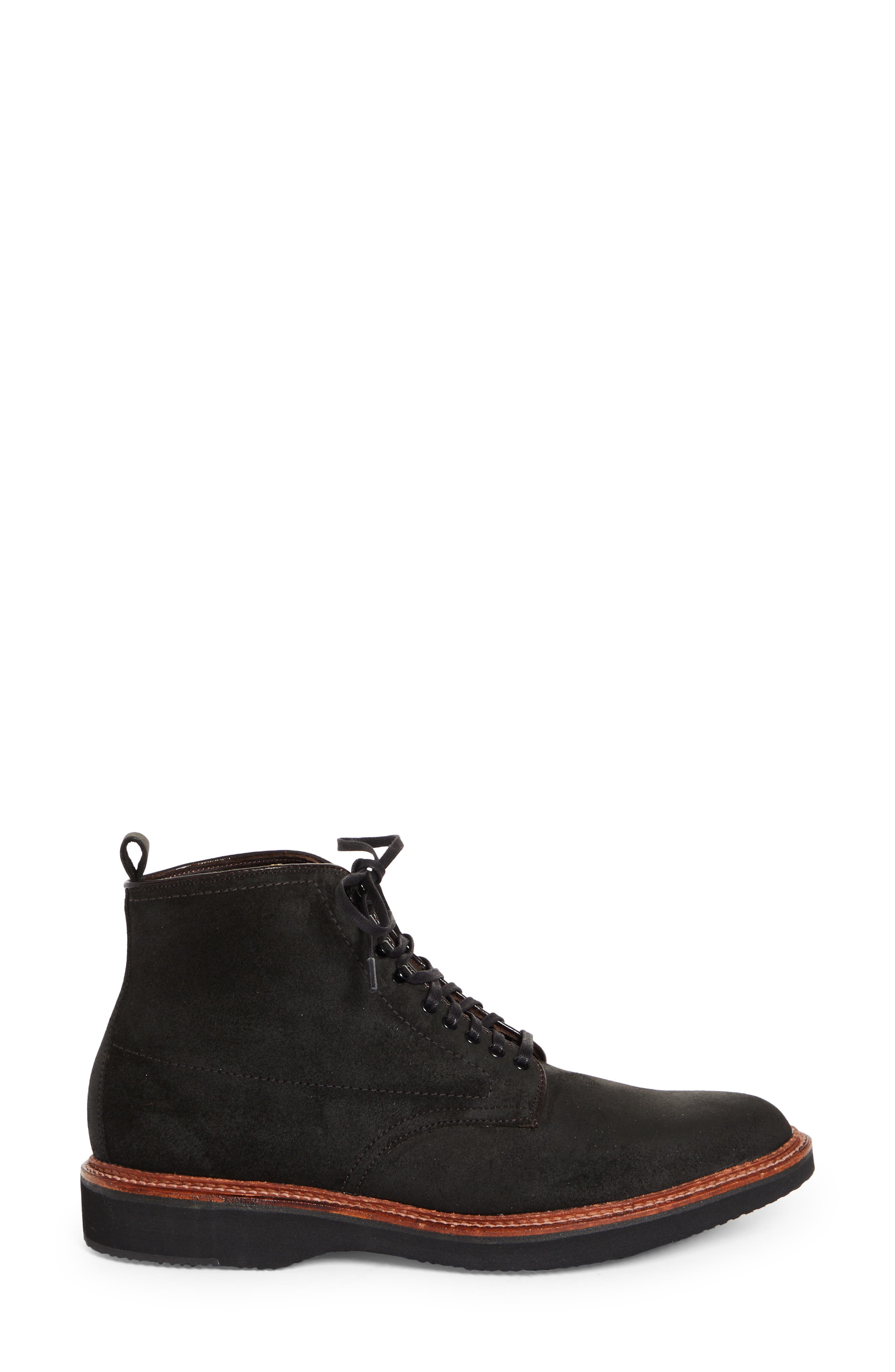 Alden Plain Toe Boot, Alternate, color, Black