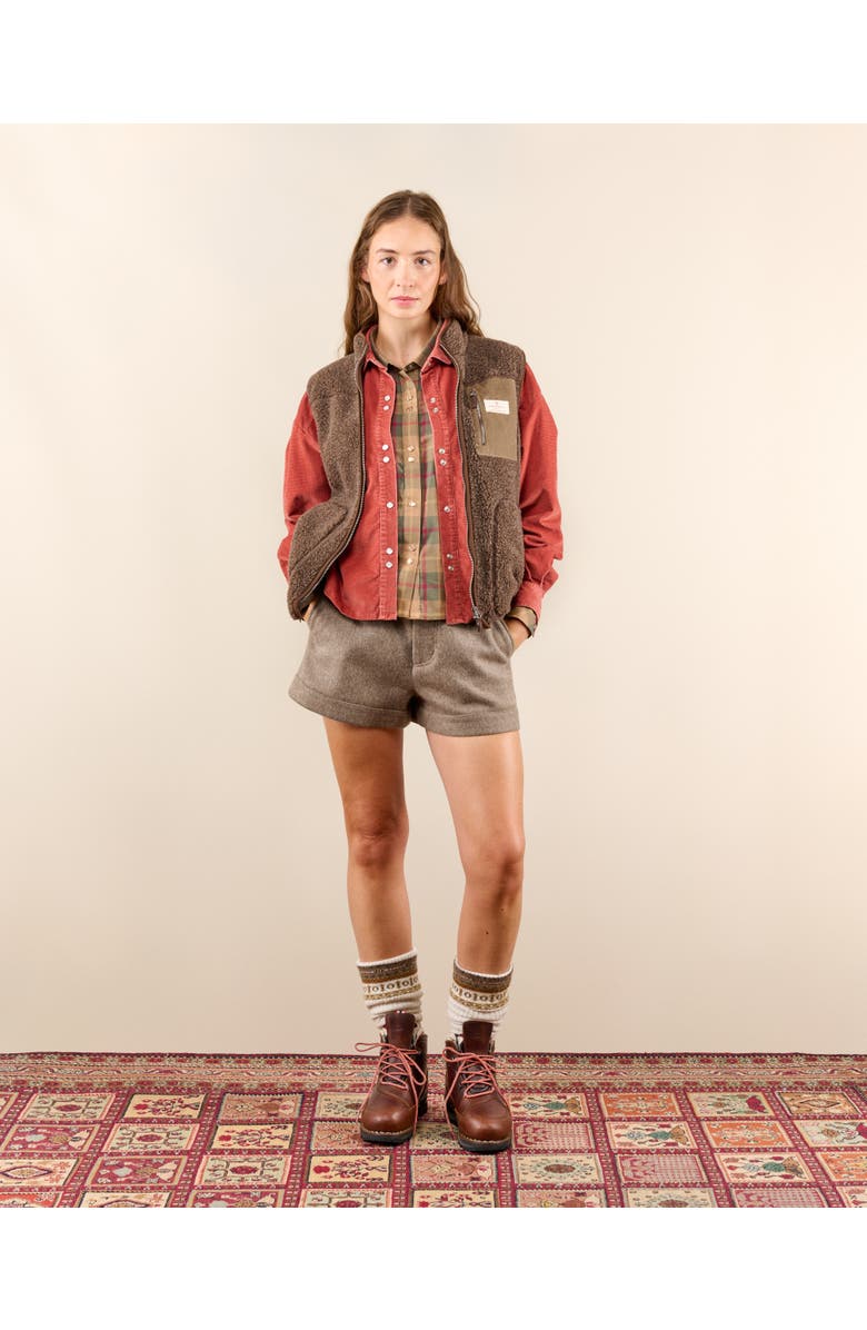 Amundsen Heroes Wool Fleece Vest Womens, Alternate, color, Cowboy