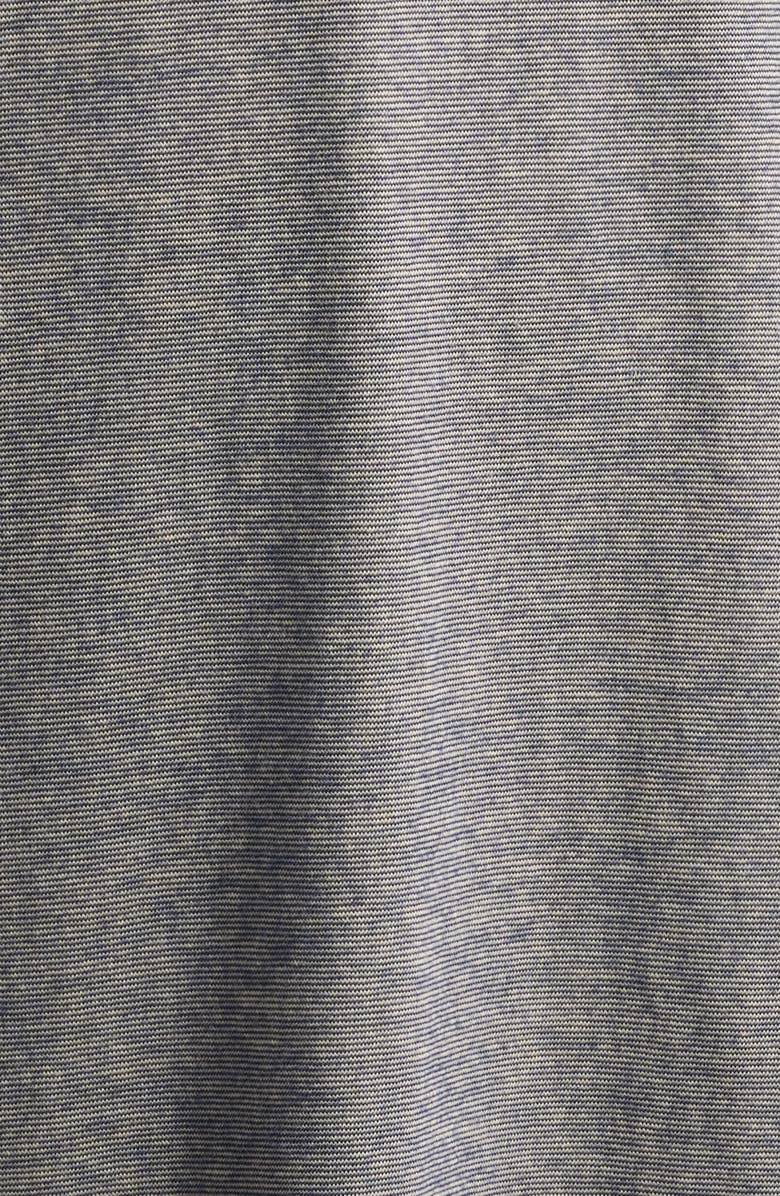 Johnston & Murphy Fine Stripe Polo, Alternate, color, Tan/Navy