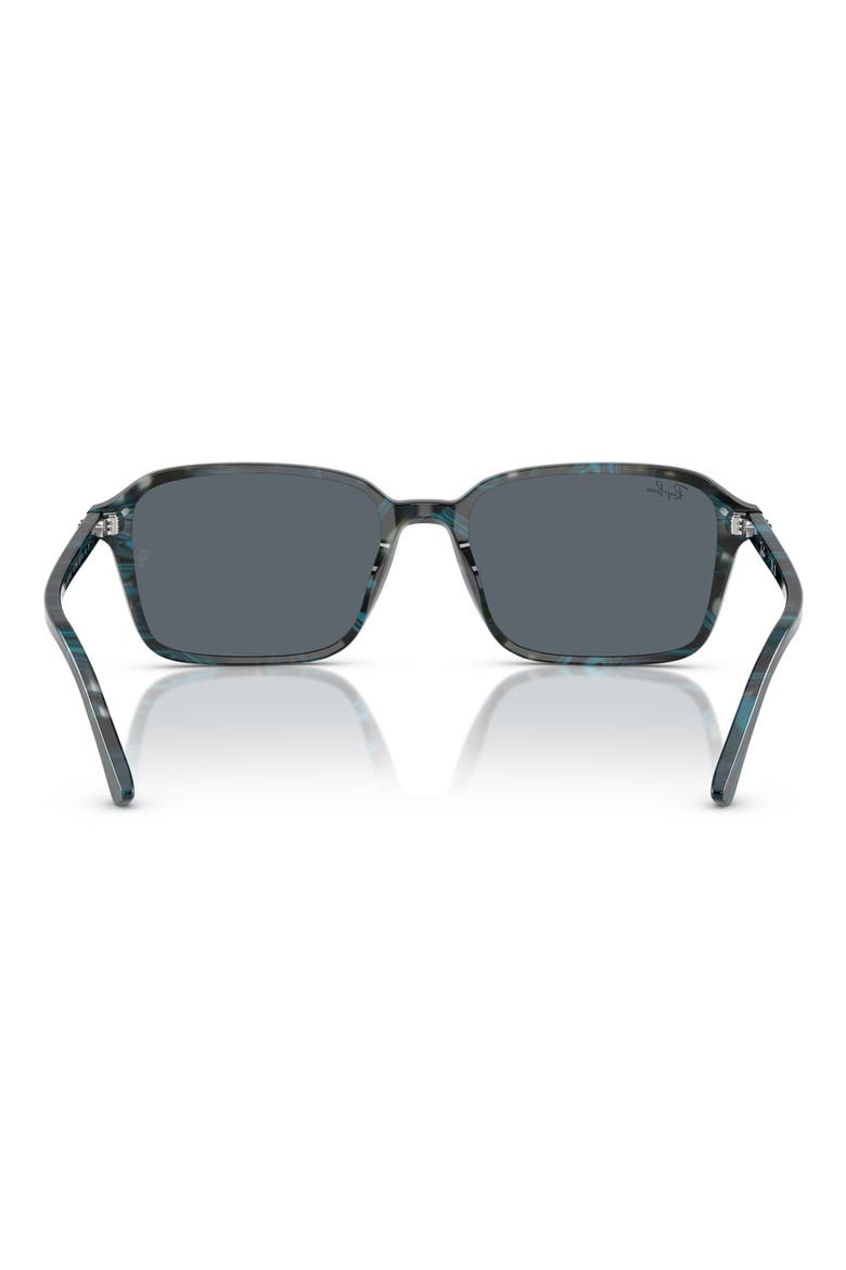 56mm Square Sunglasses, Alternate, color, BLUE
