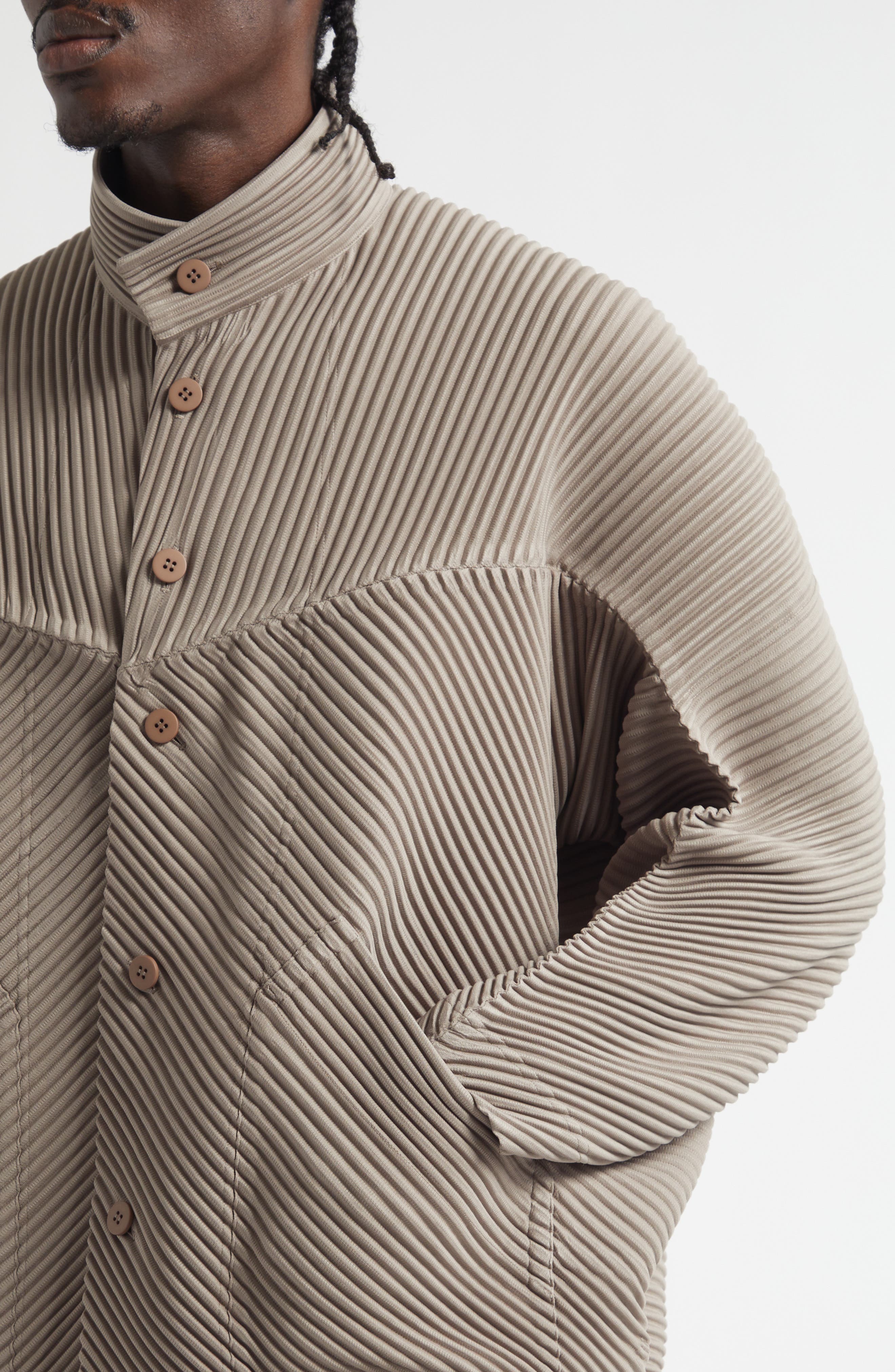 Monthly Colors September Pleated Blouson Jacket (Men) | Nordstrom