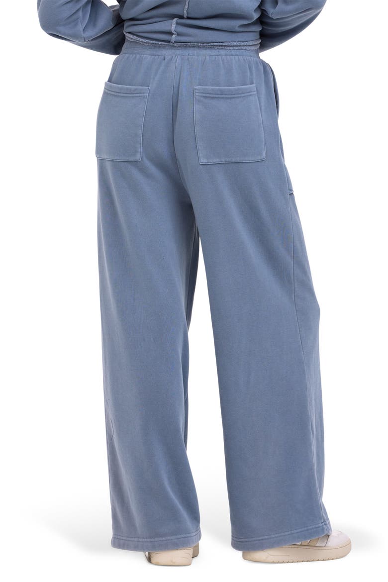 Sigourney Mineral Wash Wide Leg Pants, Alternate, color, STORM