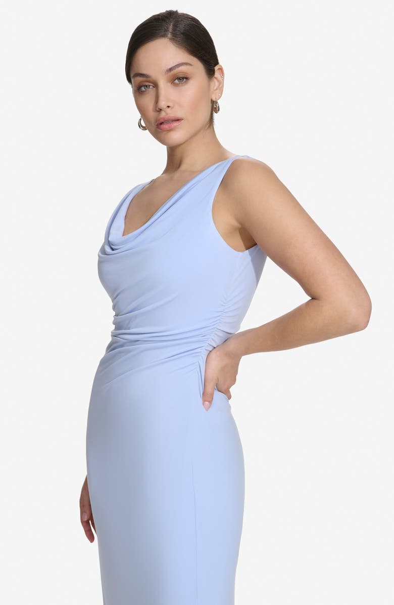 Kensie Cowl Neck Midi Sundress, Alternate, color,