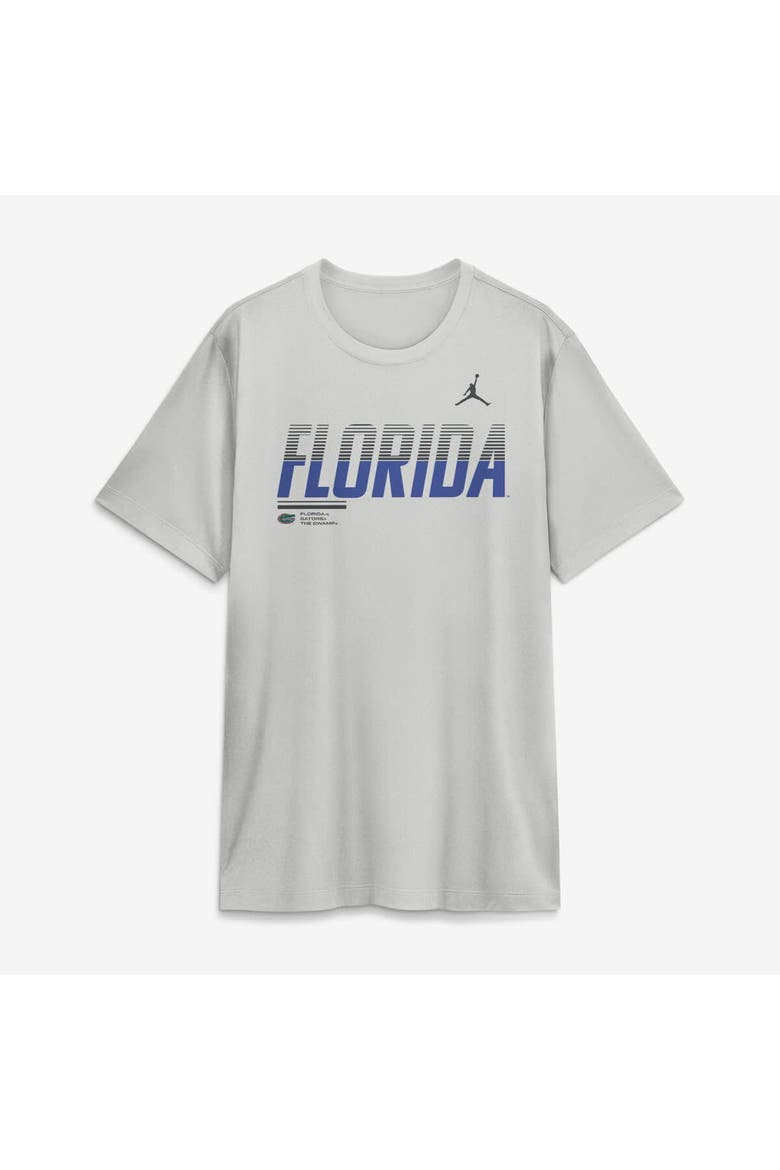 Men's Jordan Brand Gray Florida Gators Sideline Legend Dri-FIT T-Shirt, Alternate, color, Gray