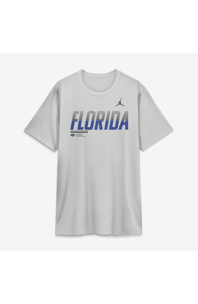 Jordan Brand Men's Jordan Brand Gray Florida Gators Sideline Legend Dri-FIT T-Shirt, Alternate, color, Gray