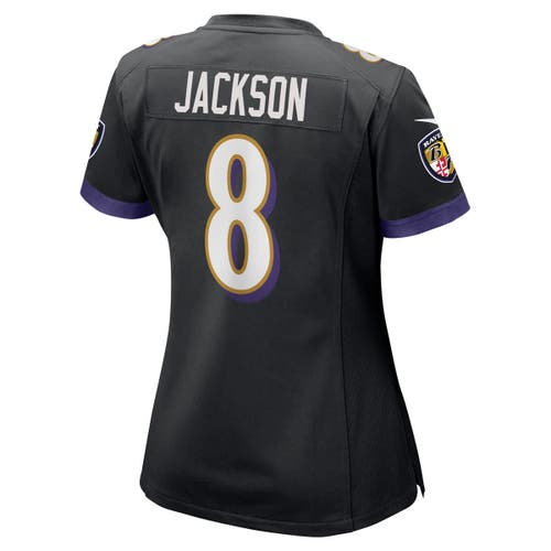 Nike Lamar Jackson  Black Baltimore Ravens Alternate Game Jersey