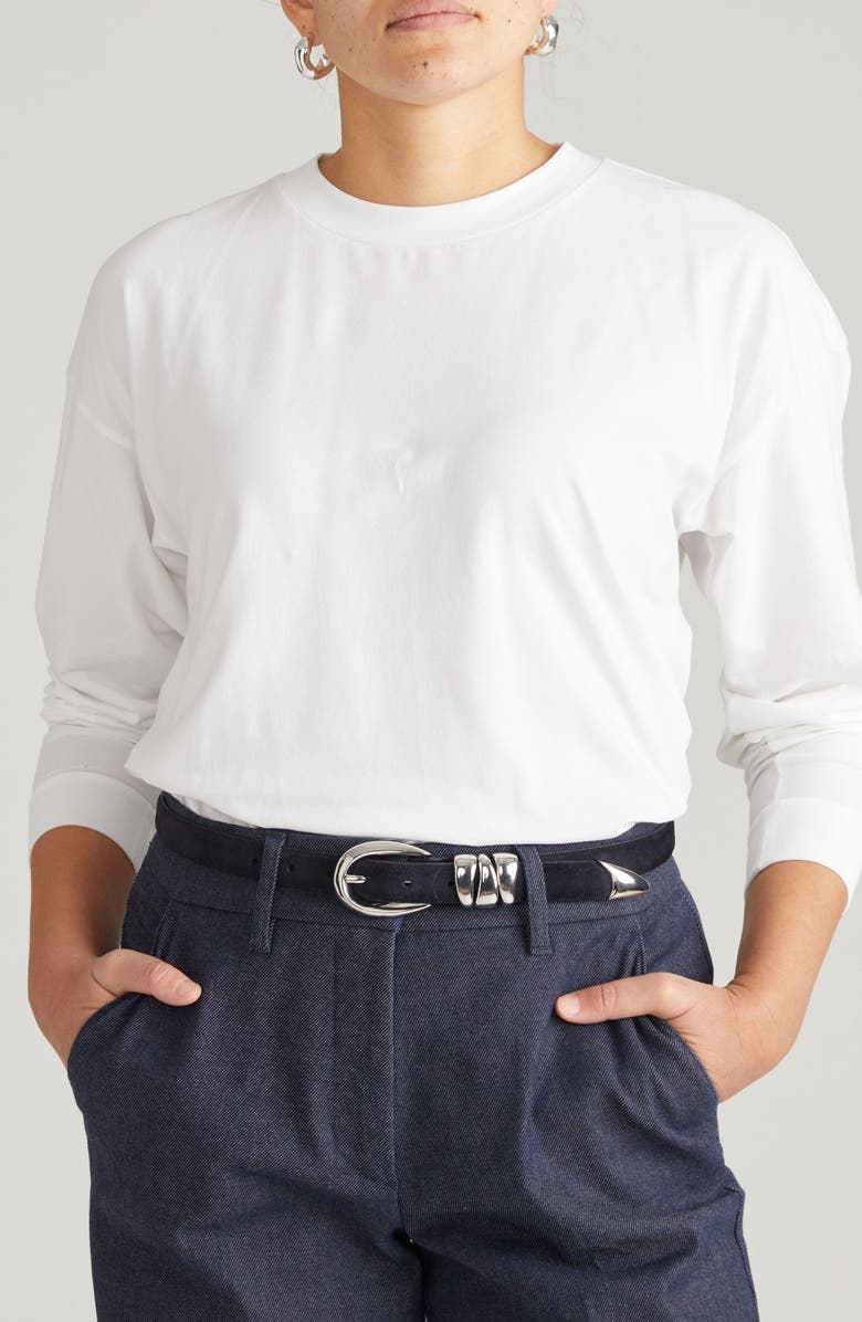 Universal Standard Drop Shoulder Top, Main, color, White