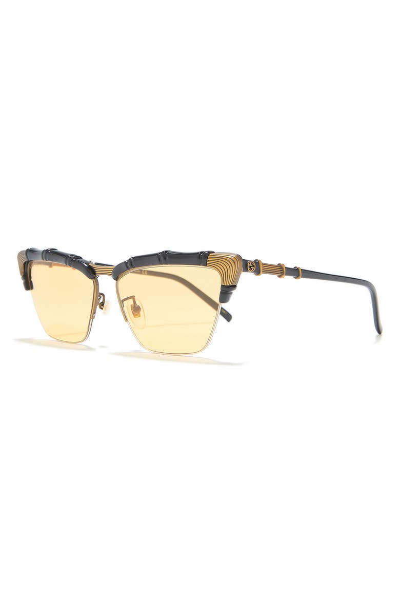 Gucci 58mm Cat Eye Sunglasses, Alternate, color,