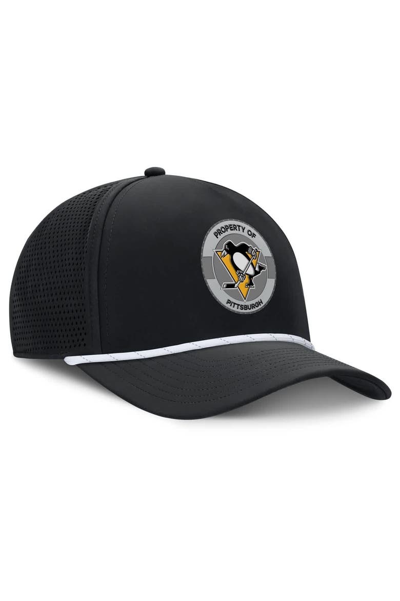Men's Fanatics Black Pittsburgh Penguins Authentic Pro Rink Adjustable Hat, Alternate, color, Black