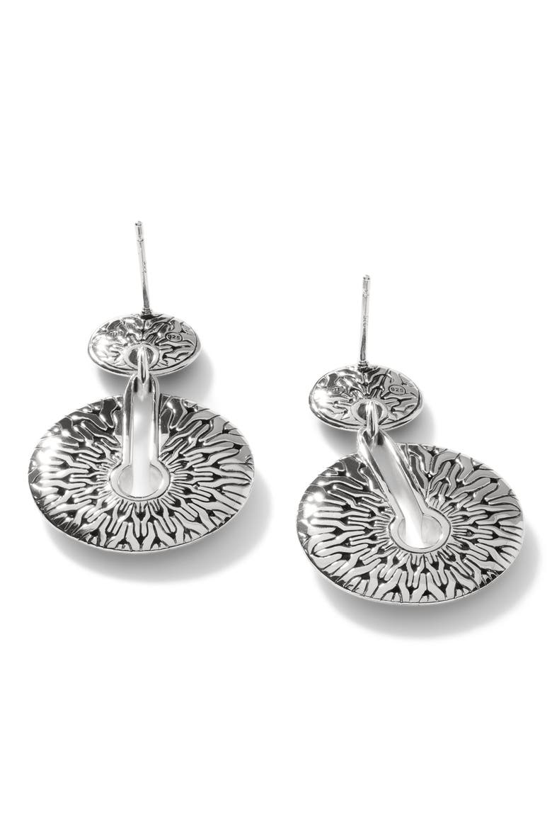 Radial Drop Earrings, Alternate, color, BLACK