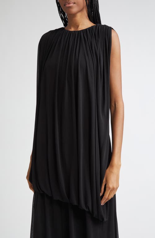 Giambattista Valli Draped One-shoulder Gown In Black