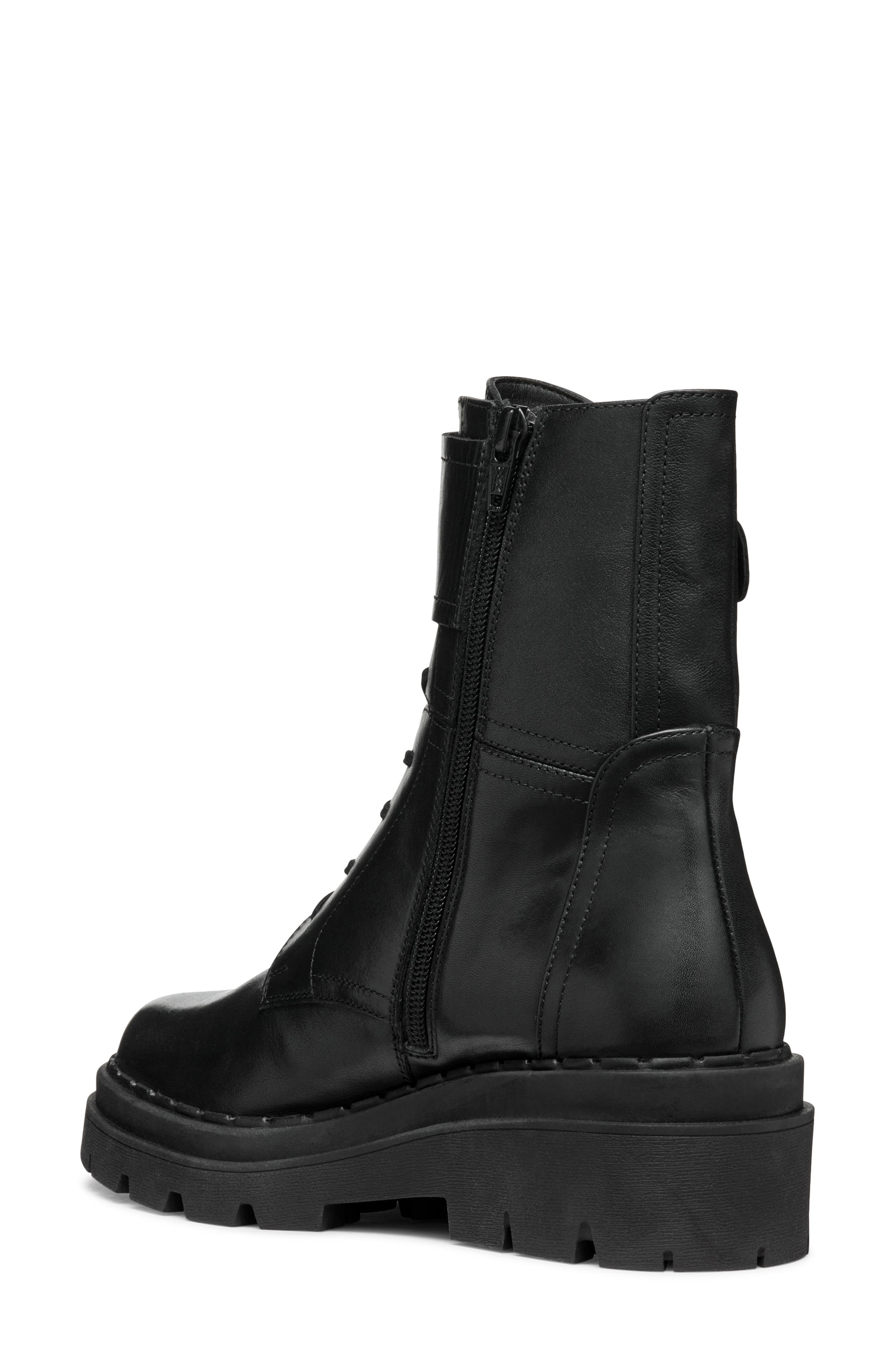 Geox Felleny Waterproof Combat Boot, Alternate, color, 