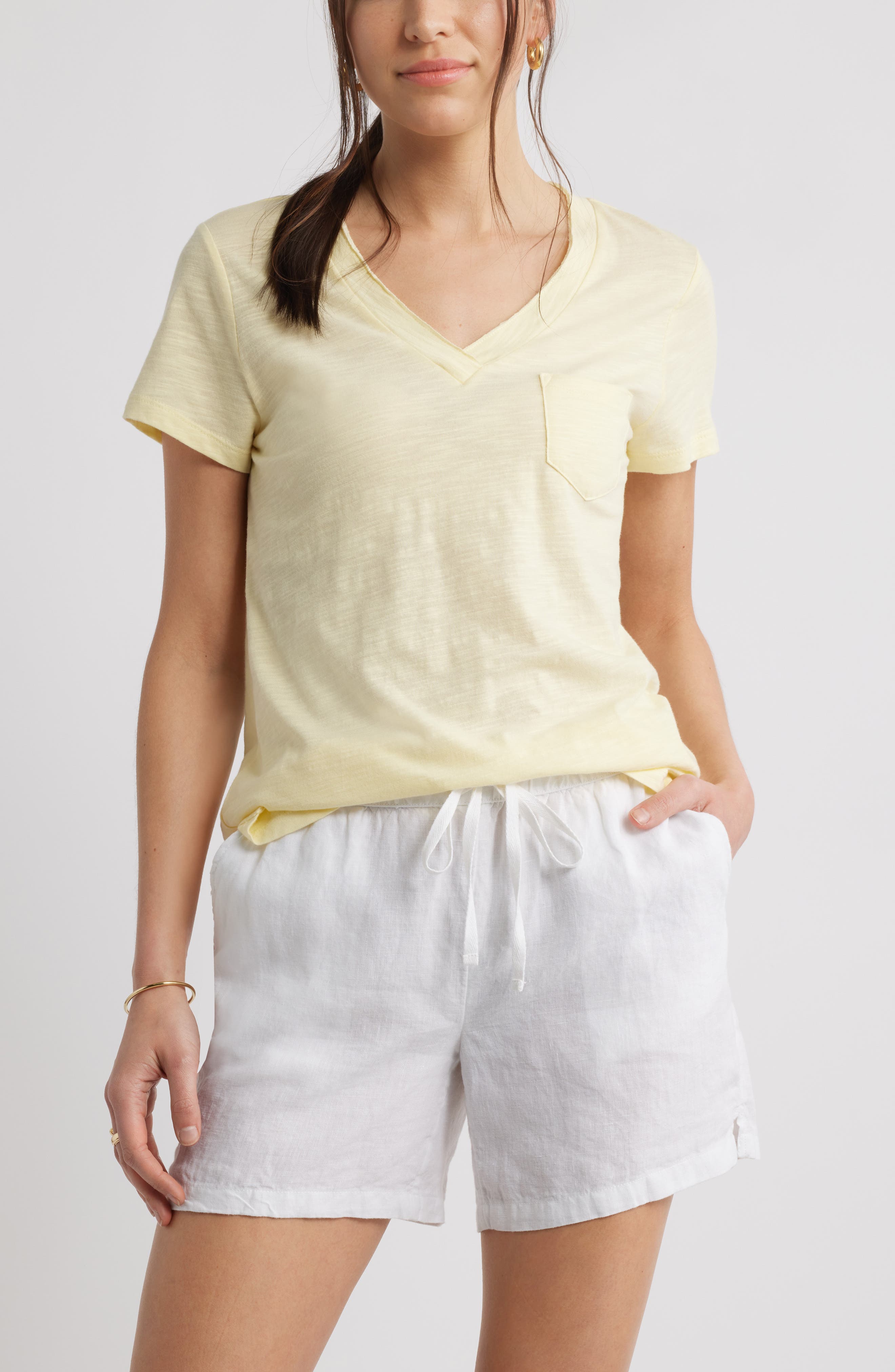 nordstrom yellow tops