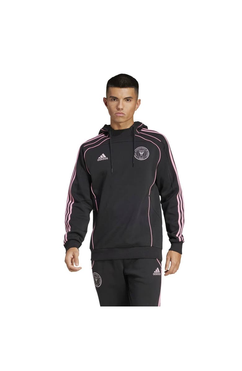adidas Men's adidas Black Inter Miami CF 2025 Travel Pullover Hoodie, Main, color, Black
