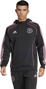adidas Men's adidas Black Inter Miami CF 2025 Travel Pullover Hoodie