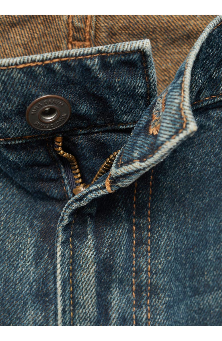 MANGO Bob Straight Leg Jeans, Alternate, color, Mint Green