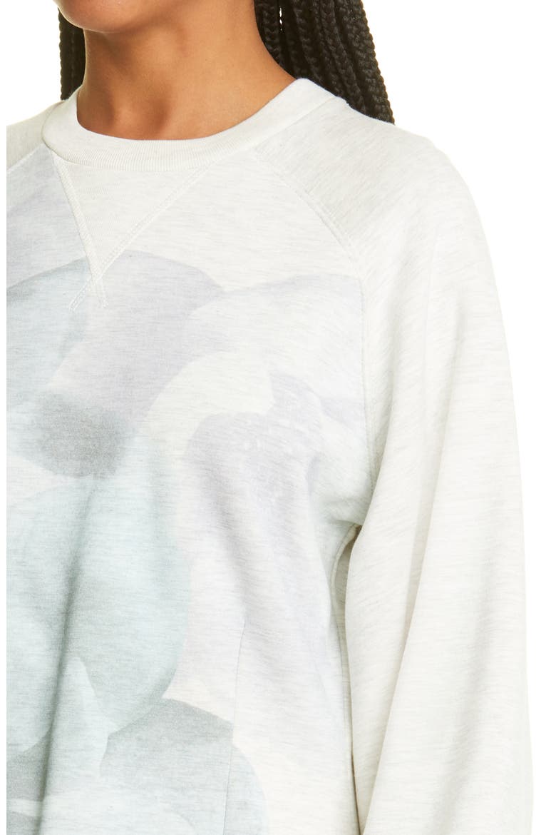 Perrine Floral Sweatshirt, Alternate, color, DARK GREY