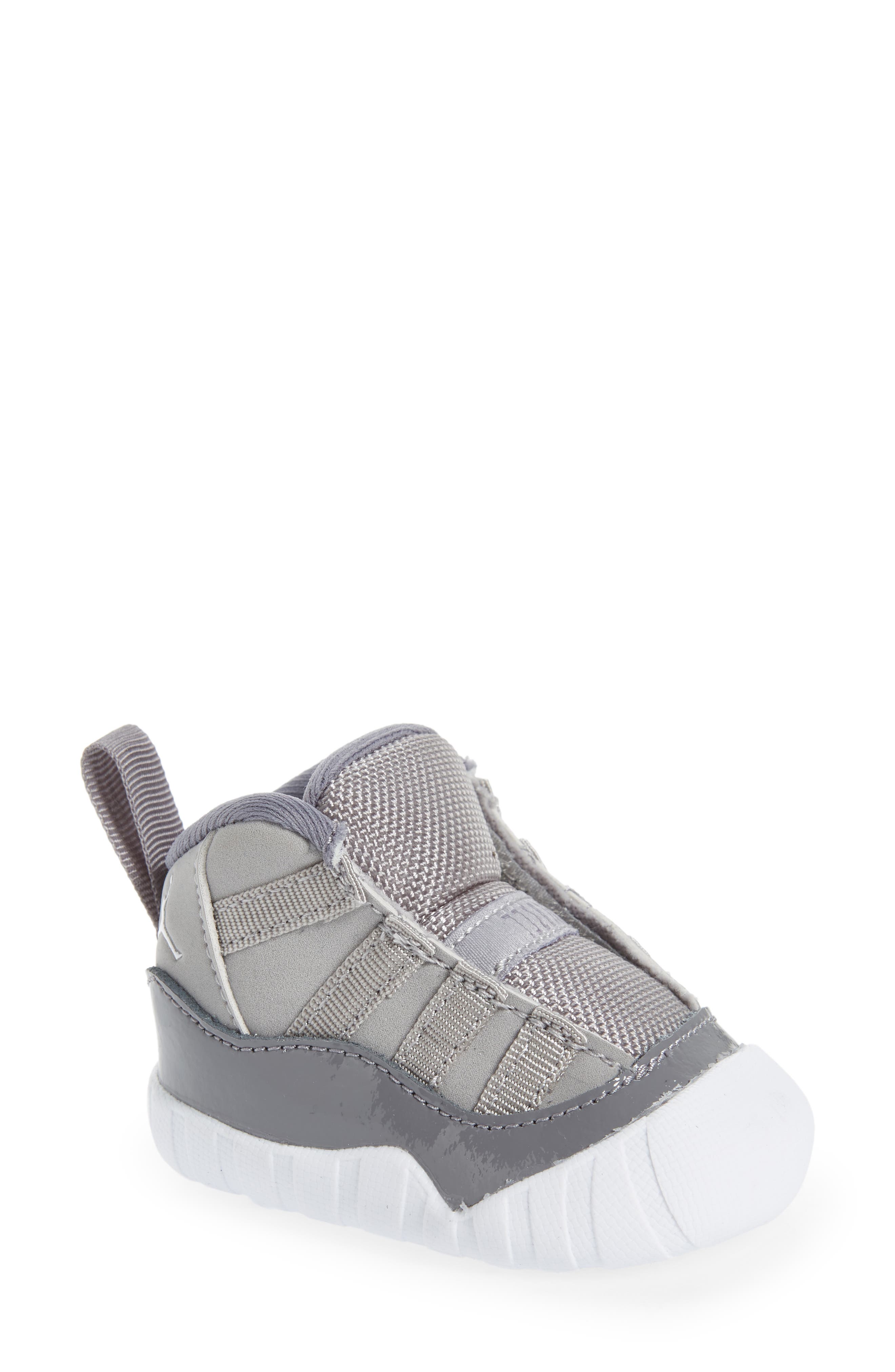Kids' Jordan 11 Crib Bootie, Main, color, MEDIUM GREY/ MULTI-COLOR