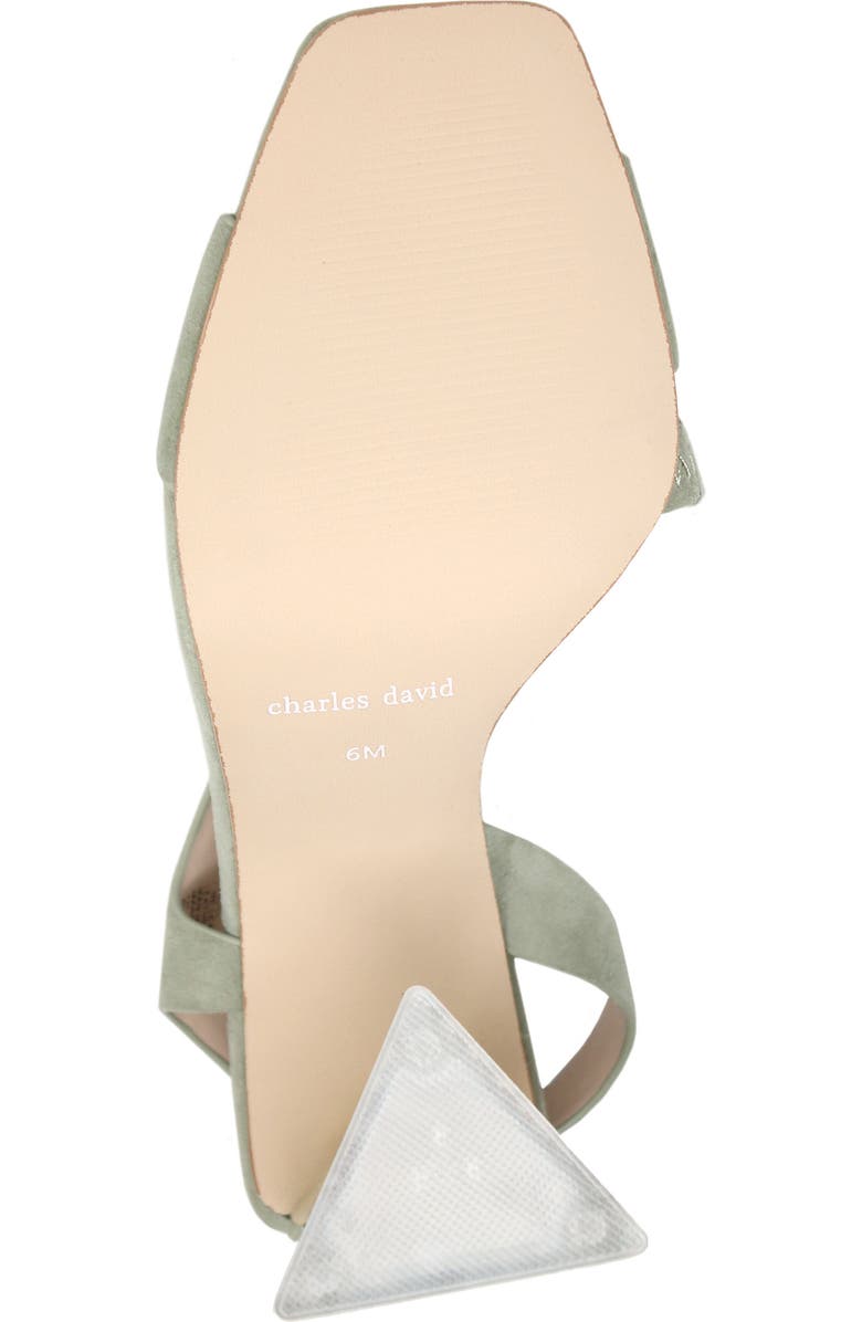 Charles David Trulli Sandal, Alternate, color, Sage-Ks