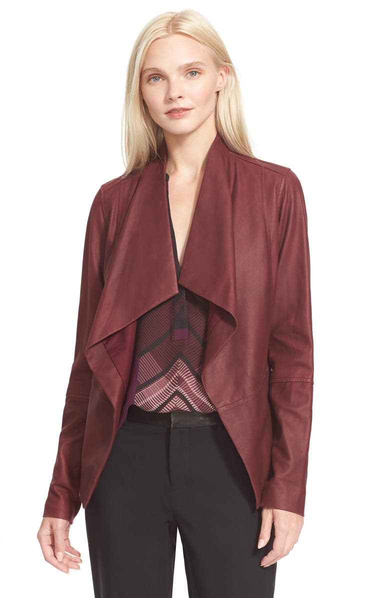 Vince Drape Neck Jacket, Main, color, 