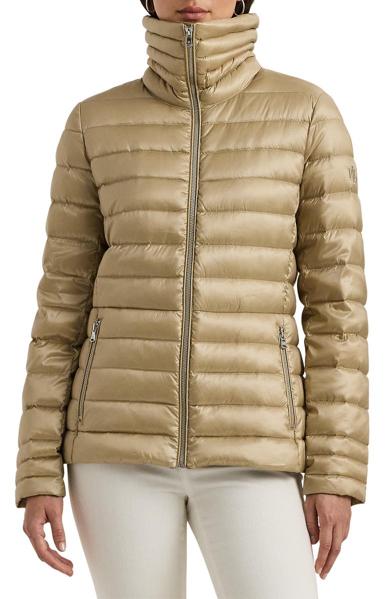 Lauren Ralph Lauren Down Puffer Jacket, Main, color, 