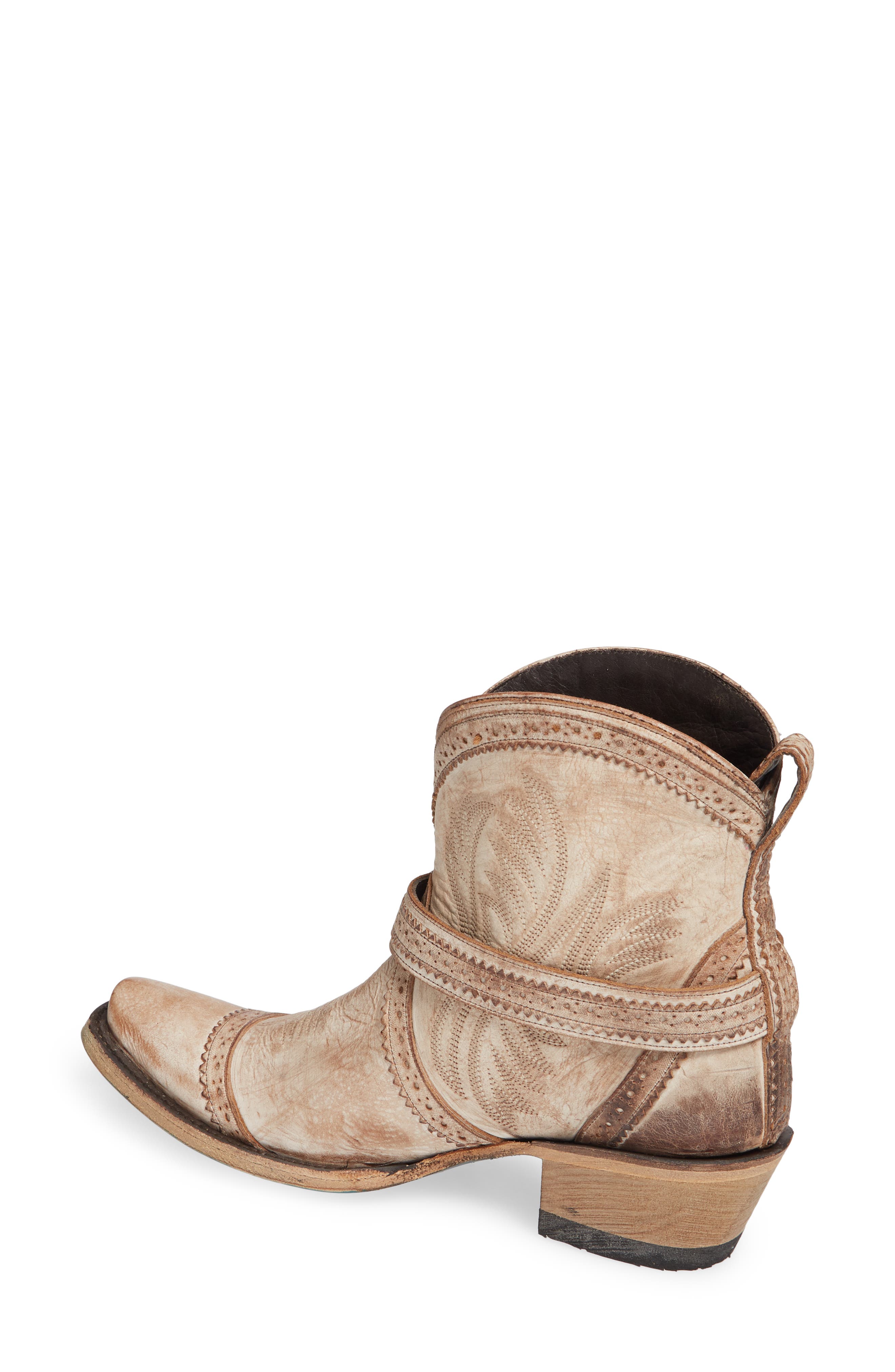Ballyhoo Bootie, Alternate, color, WHITE LEATHER
