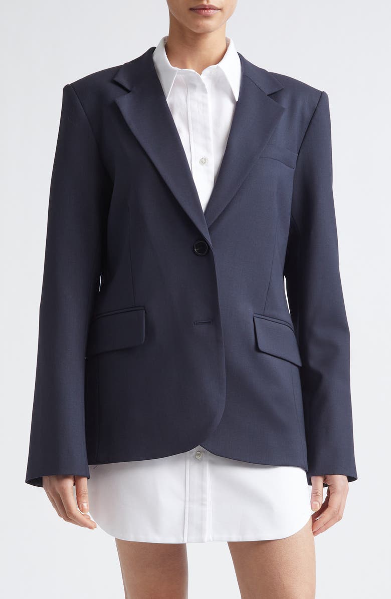 MONSE Back Cascade Blazer, Main, color, Midnight