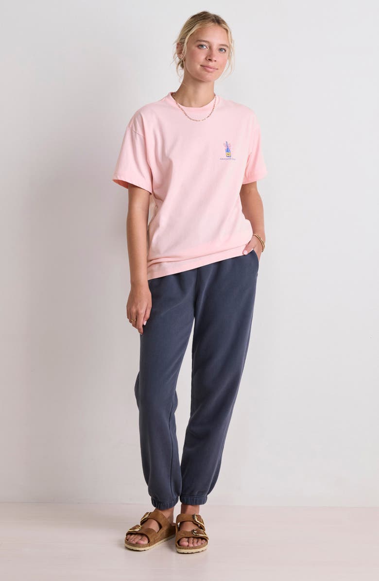 vineyard vines Cotton Graphic T-Shirt, Alternate, color, Flamingo