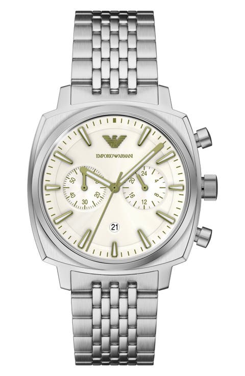Archetipo Chronograph Watch, 43mm