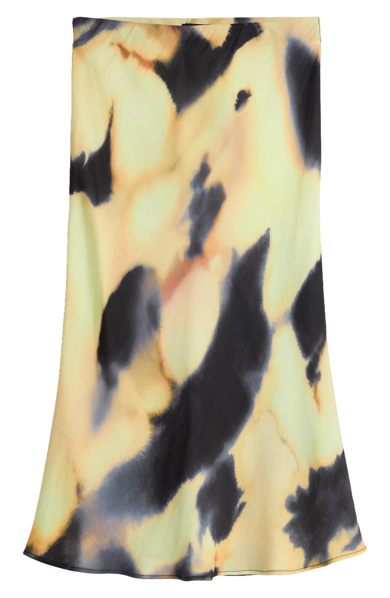 Desigual A-Line Midi Skirt, Alternate, color, Black