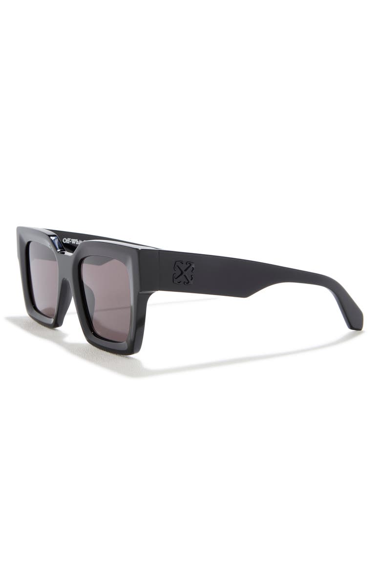 Off-White Jackson Square Sunglasses, Alternate, color, Black Dark Grey