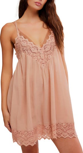 Free People Fiona Slip in Ivory - Size S
