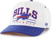 '47 Men's '47 White/Royal Buffalo Bills Roscoe Two-Toned Hitch Adjustable Hat