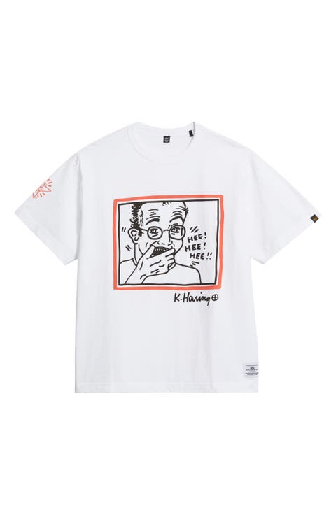 x Keith Haring Hee Hee Graphic T-Shirt