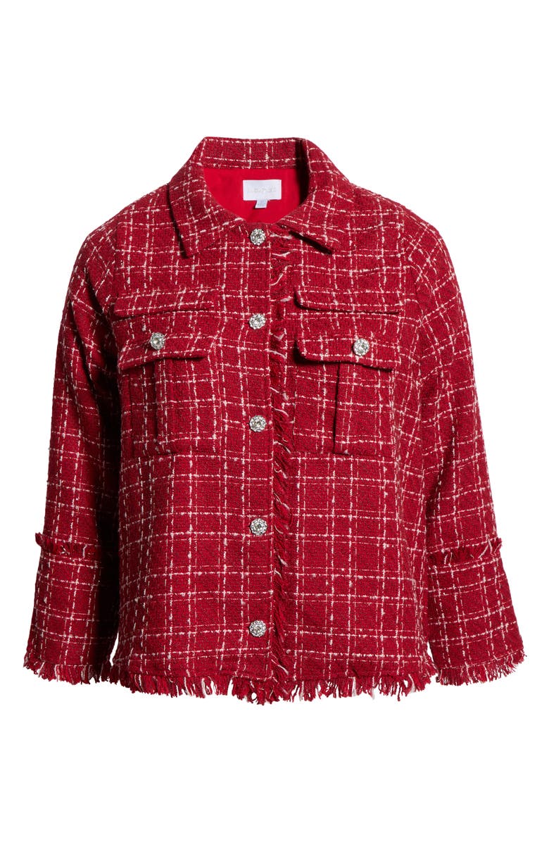 SUGARLIPS Trista Tweed Blazer, Alternate, color, 