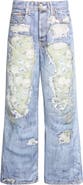 Acne Studios 1981 Trompe l'Oeil Wide Leg Jeans