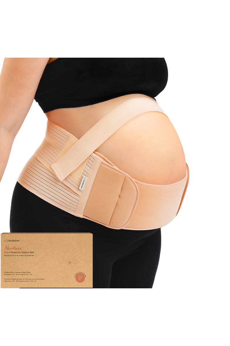 Nurture 2-in-1 Maternity Support Belt, Main, color, Classic Ivory