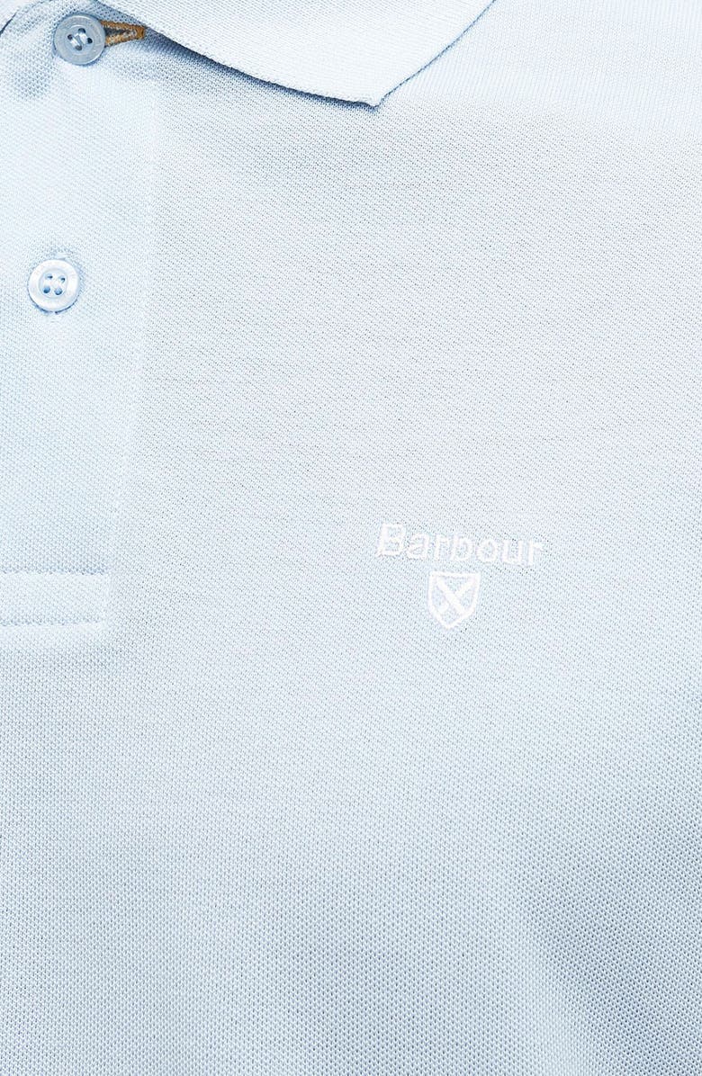 Barbour Lightweight Sports Piqué Polo, Alternate, color, Chambray Blue